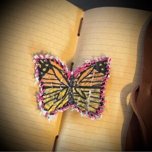 Coming 🔜 Handmade Shabby-Chic Colorful Butterfly Tie-on Patch